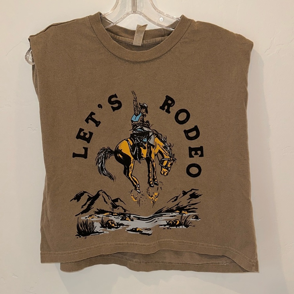 Let’s Rodeo Graphic Tank